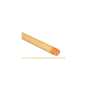 MANICO PER SCOPA IN LEGNO FILETTATO 130CM.