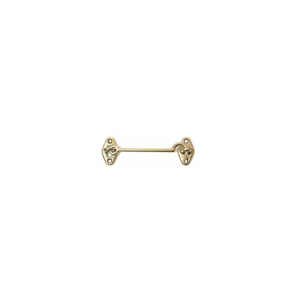 GANCIO FERMAPERSIANE IN OTTONE 80MM ORO