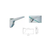 REGGIMENSOLA PER PIANI IN LEGNO E IN VETRO - VERNICIATURA ALLUMINIO