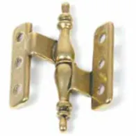 CERNIERA IN OTTONE ALI ZANCATE 65X55 DX BRONZATA