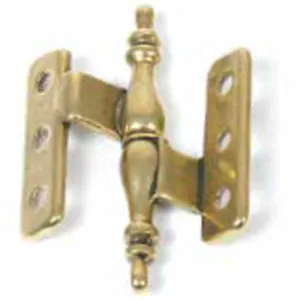 CERNIERA IN OTTONE ALI ZANCATE 65X55 DX BRONZATA