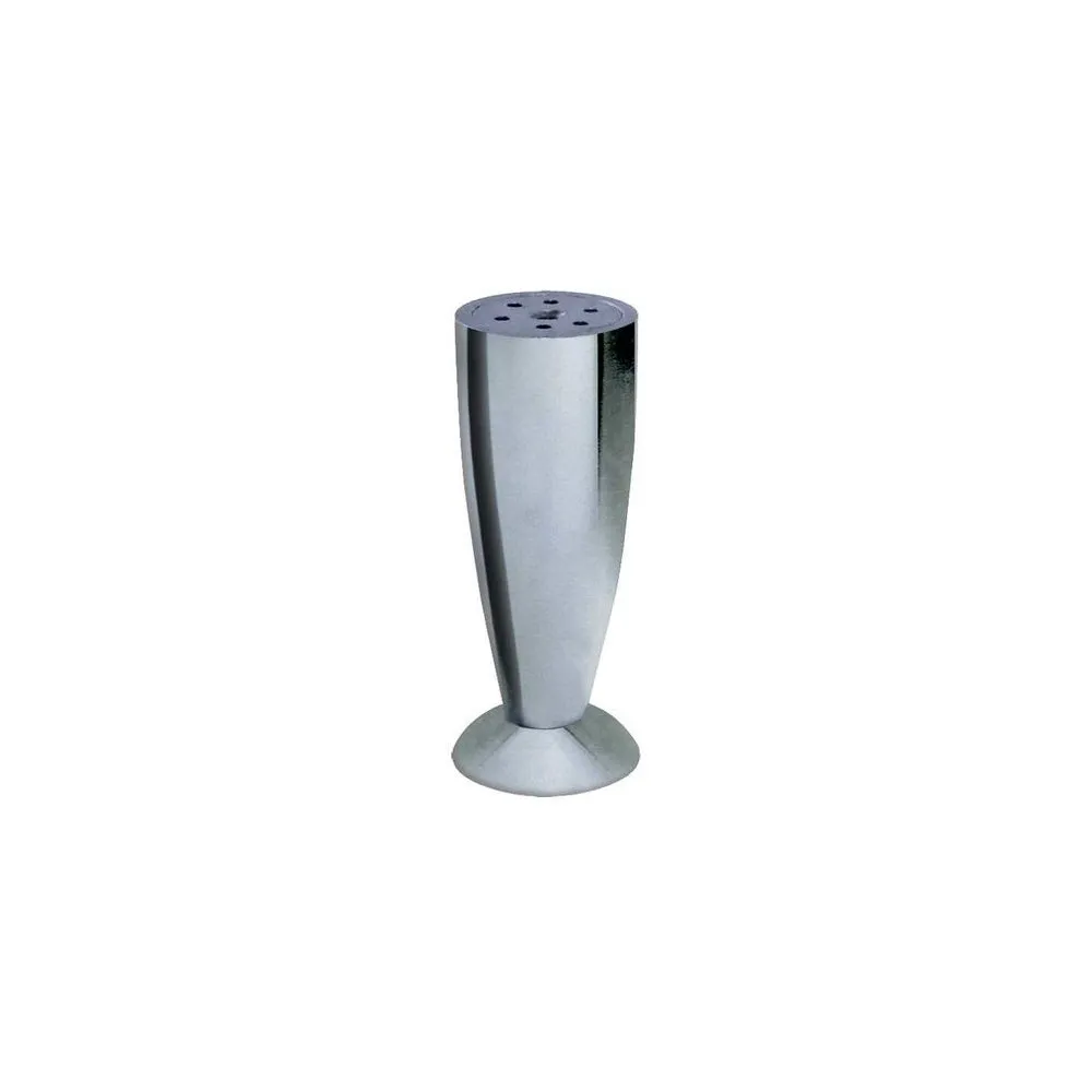 PIEDINO CONICO IN PLASTICA H 10 CM CROMO PIEDINO CONICO IN PLASTICA H 10 CM CROMO