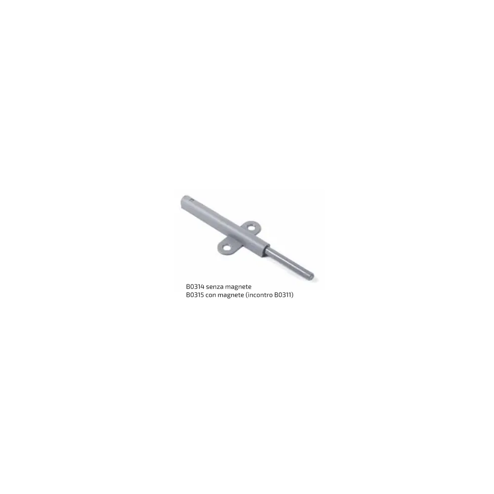 PREMI APRI AMMORTIZZATO CON MAGNETE 40MM GRIGIO PREMI APRI AMMORTIZZATO CON MAGNETE 40MM GRIGIO