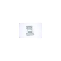 SUPPORTO PER ASTA CORRIMANO 74X60MM CROMOSATINATO