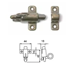 CRICCHETTO SOPRALUCE IN OTTONE 44x13 MM - BRONZATO