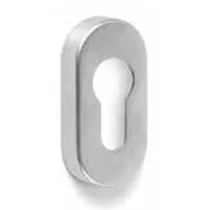 BOCCHETTA OVALE FORO CILINDRO FINITURA 51 MISURA 60X30MM