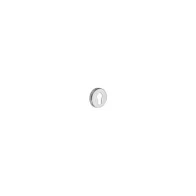 BOCCHETTA TONDA IN ALLUMINIO FORO CILINDRO Ø45MM