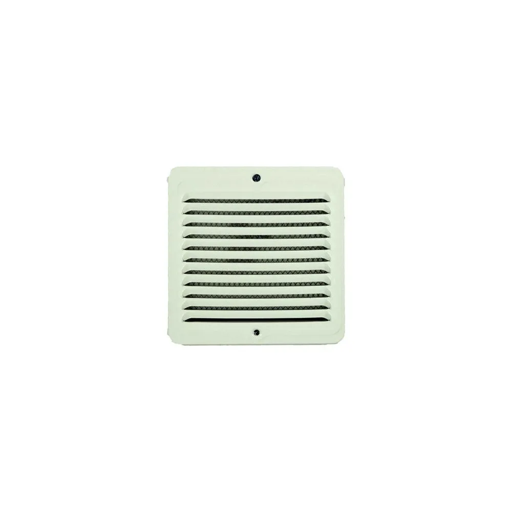 GRIGLIA AERAZIONE IN ALLUMINIO CON RETE BIANCA VERNICIATA 150X150MM GRIGLIA AERAZIONE IN ALLUMINIO CON RETE BIANCA VERNICIATA 150X150MM