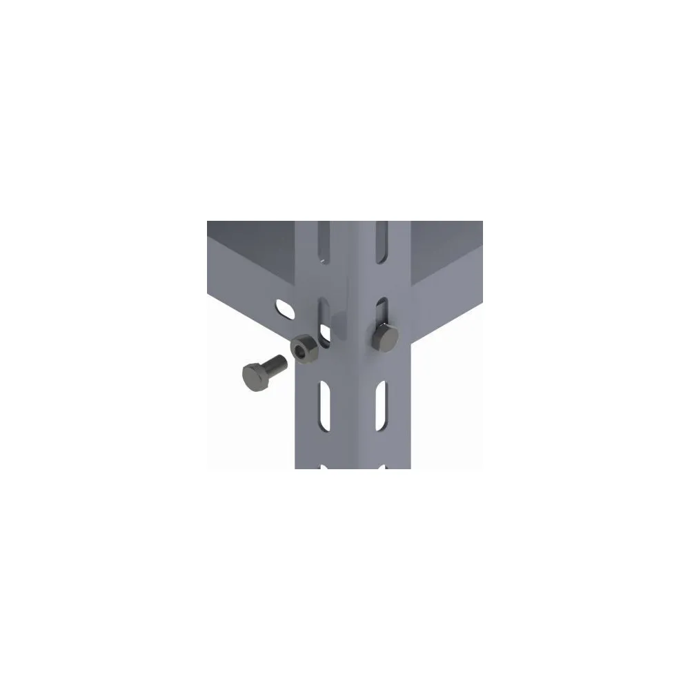 BULLONE ZINCATO CON DADO PER SCAFFALATURA 200 PZ BULLONE ZINCATO CON DADO PER SCAFFALATURA 200 PZ