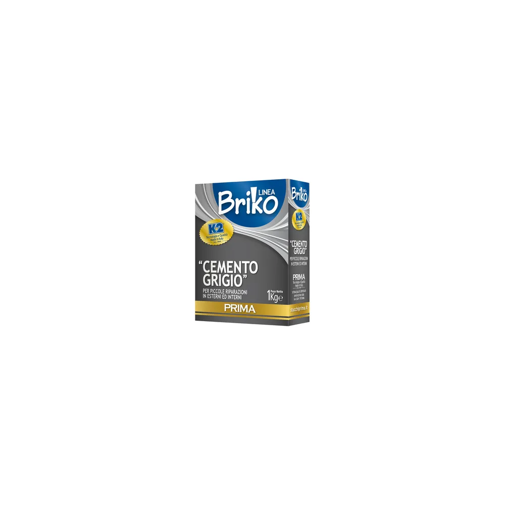 CEMENTO GRIGIO IN POLVERE 'BRIKO K2' 1KG