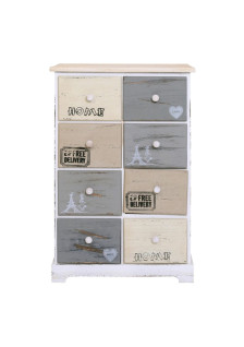 CHEST OF DRAWERS WITH 8 DRAWERS 71X48X30CM