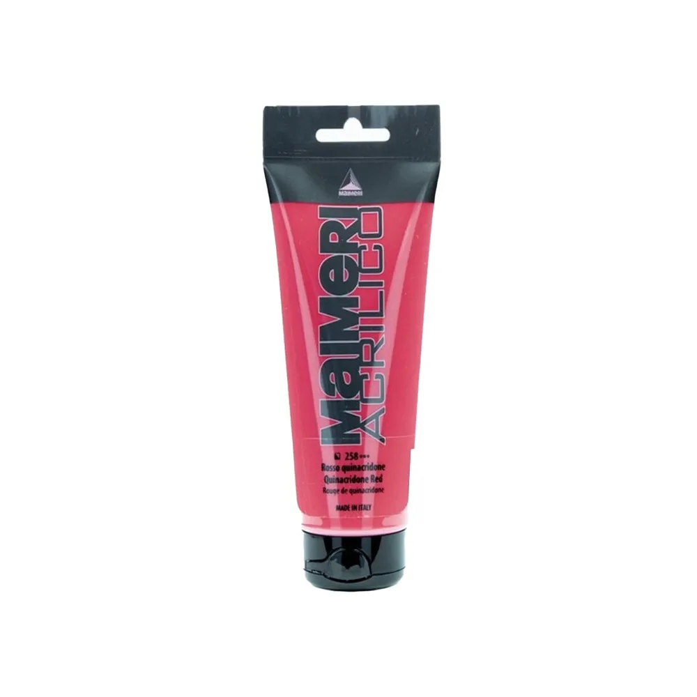 MAIMERI ACRILICO 75ML ROSSO QUINACRIDONE