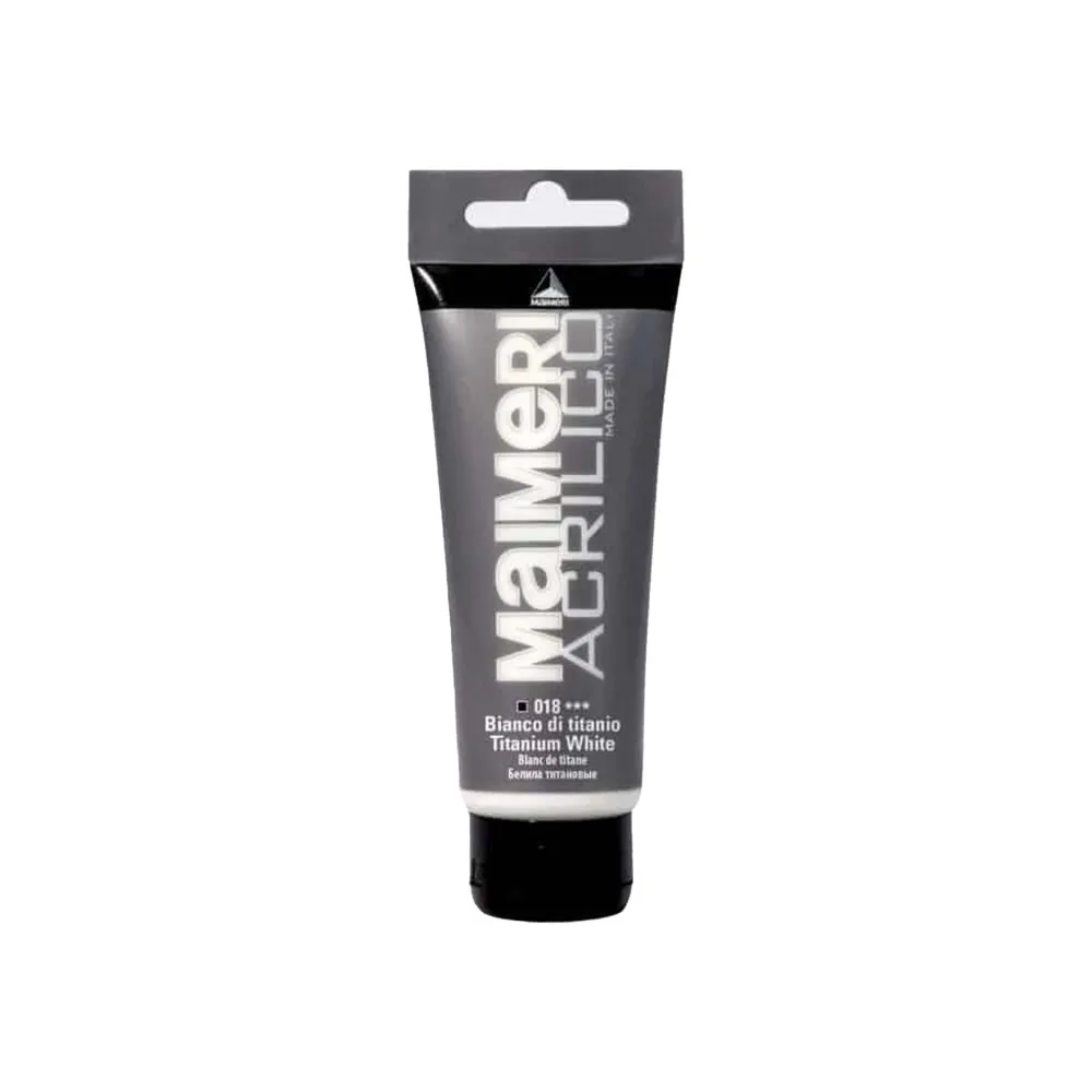 MAIMERI ACRILICO 75ML BIANCO DI TITANIO - 018