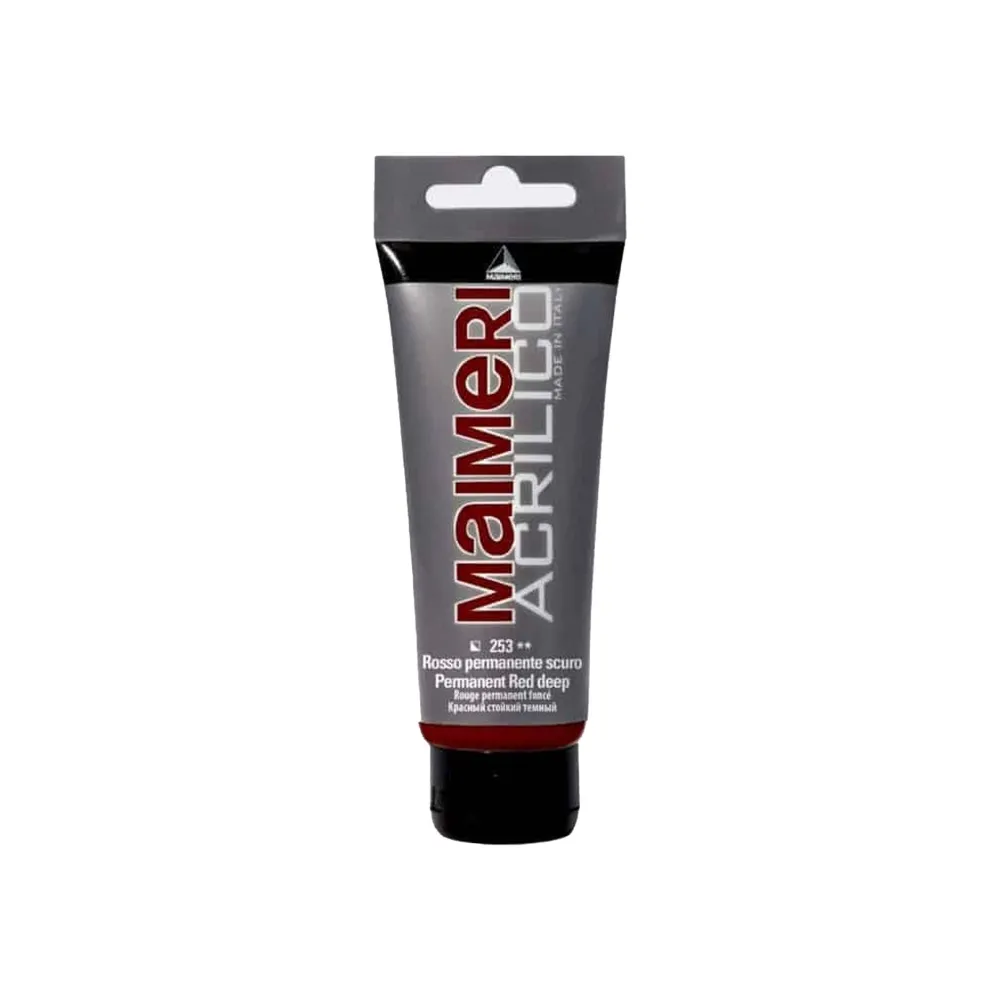 MAIMERI ACRILICO 75ML ROSSO PERM  SC