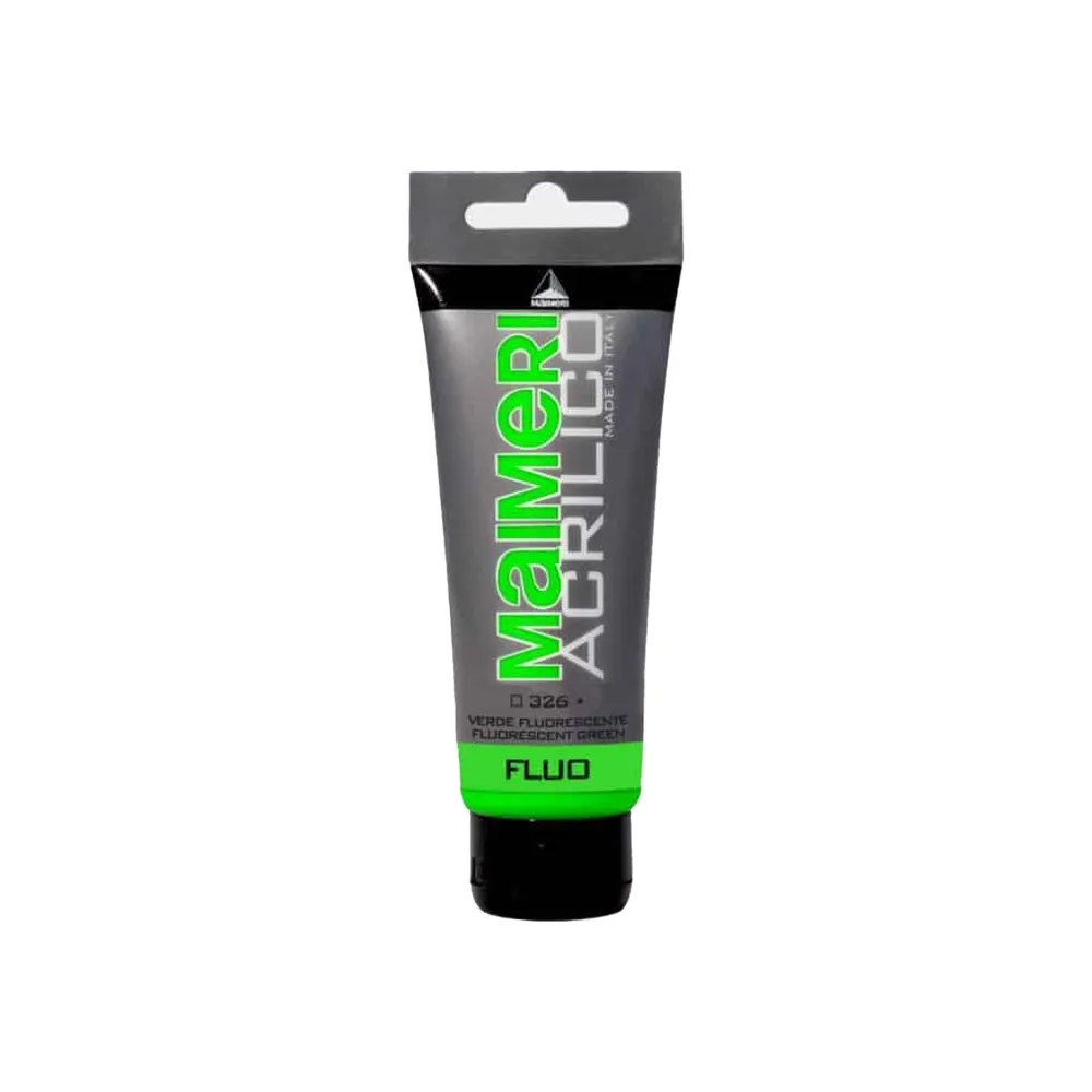 MAIMERI ACRILICO 75ML VERDE FLUORESCENTE