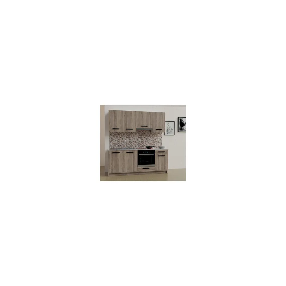 CUCINA SOCHEF195X217 ROVERE SABBIATO GRI