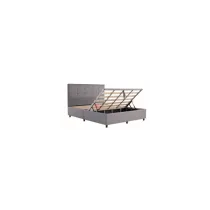 LETTO PIAZZA E MEZZA CONTENITORE CM.120X200 GRIGIO CHIARO