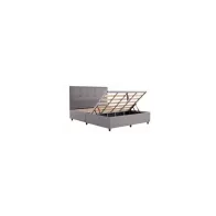 LETTO PIAZZA E MEZZA CONTENITORE CM.120X200 GRIGIO CHIARO