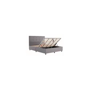 LETTO PIAZZA E MEZZA CONTENITORE CM.120X200 GRIGIO CHIARO