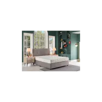 LETTO PIAZZA E MEZZA CONTENITORE CM.120X200 GRIGIO CHIARO