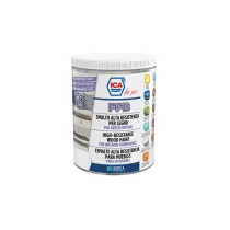 SMALTO PER LEGNO AD ALTA RESISTENZA PER ARREDI INTERNI BASE ACQUA - BIANCO SATINATO 750ML
