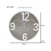 OROLOGIO "LOVE" 50CM