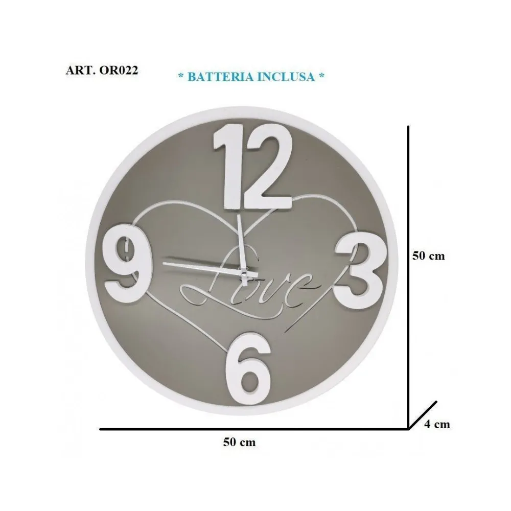 OROLOGIO "LOVE" 50CM