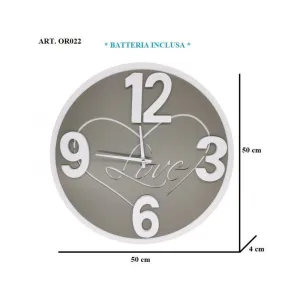 OROLOGIO "LOVE" 50CM