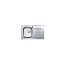 KIT LAVELLO ECO INCASSO 79X50CM 1 VASCA CON GOCCIOLATIO DX