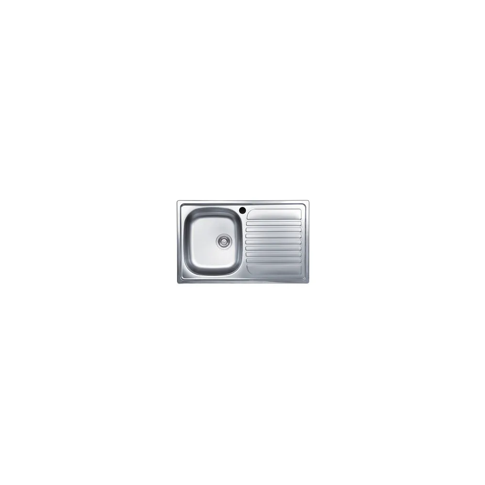 KIT LAVELLO ECO INCASSO 79X50CM 1 VASCA CON GOCCIOLATIO DX