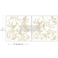 REDESIGN DECOR TRANSFERS DAINTY BLOOMS 31×31 cm