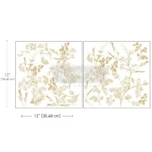 REDESIGN DECOR TRANSFERS DAINTY BLOOMS 31×31 cm