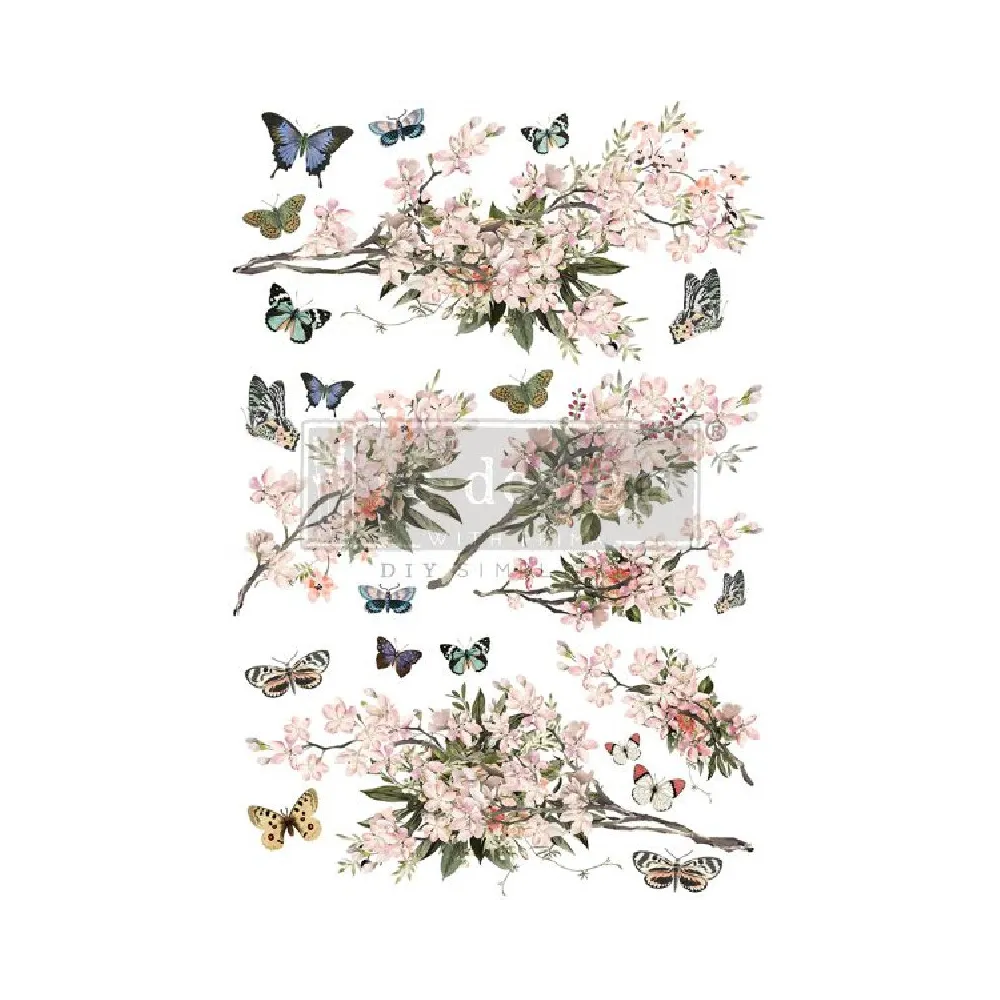 REDESIGN DECOR TRANSFERS BLOSSOM BOTANICA 61X89CM REDESIGN DECOR TRANSFERS BLOSSOM BOTANICA 61X89CM