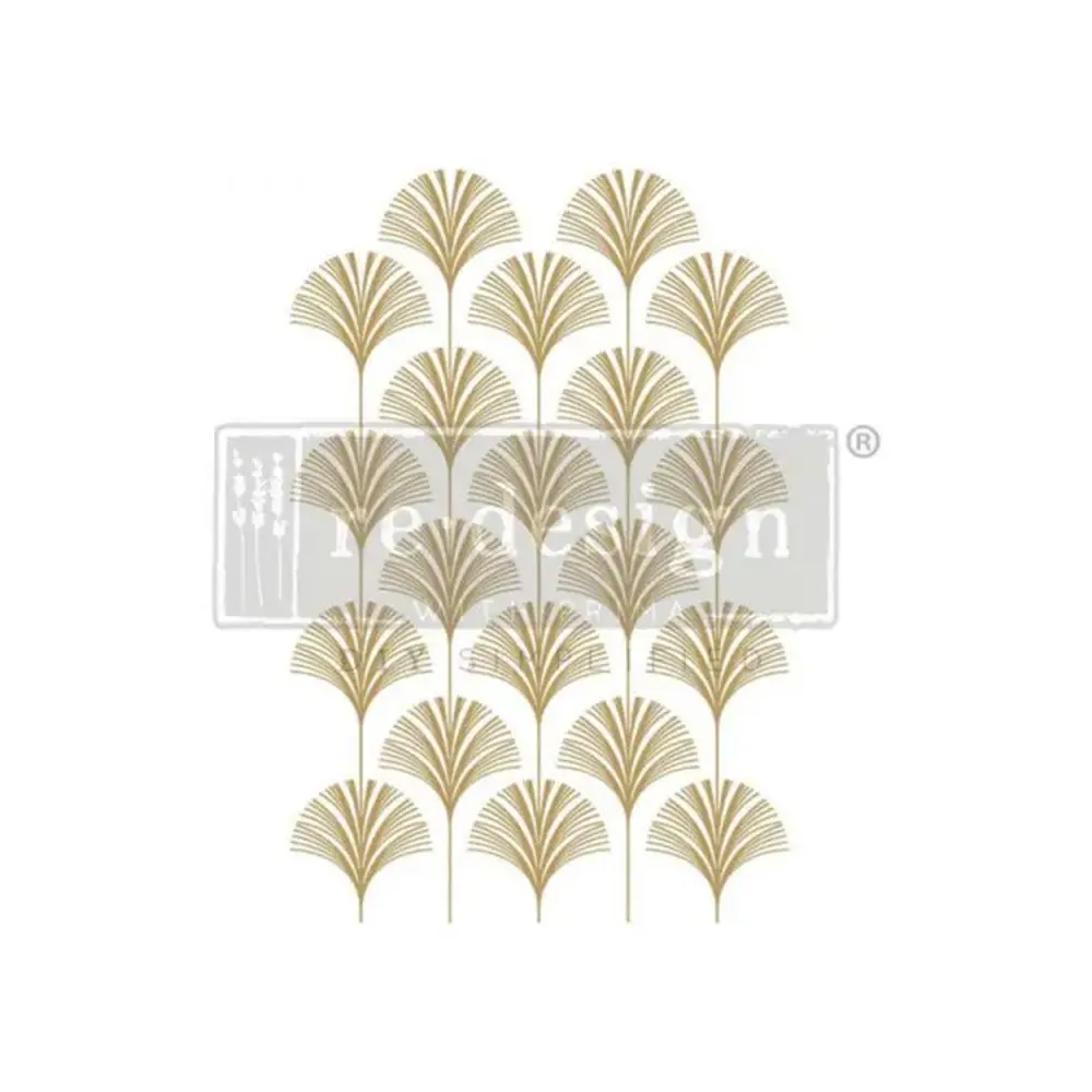 REDESIGN DECOR TRANSFERS "INTERLINKED FANS" 61X89CM REDESIGN DECOR TRANSFERS "INTERLINKED FANS" 61X89CM