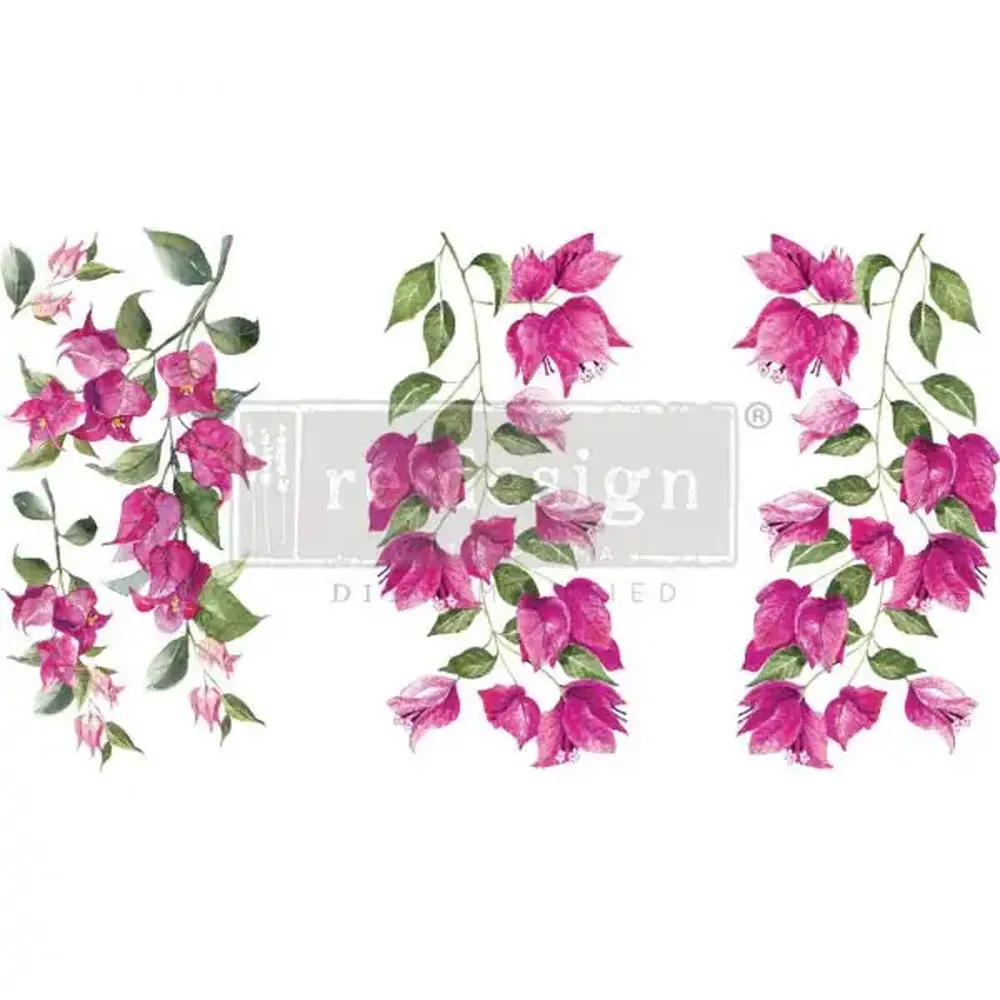 REDESIGN DECOR TRANSFERS WILD FLOWERS 15x30,5CM REDESIGN DECOR TRANSFERS WILD FLOWERS 15x30,5CM