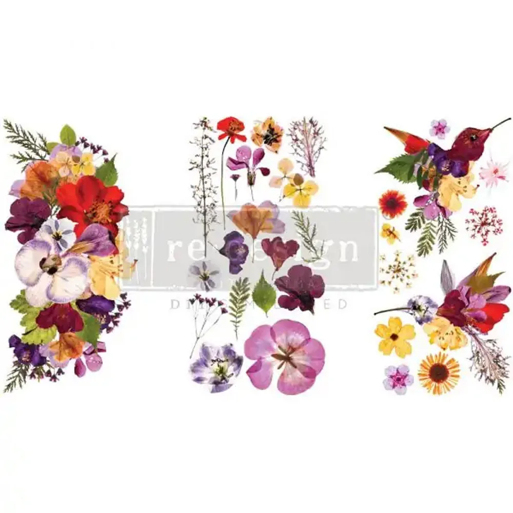 REDESIGN DECOR TRANSFERS ORGANIC FLORA 15x30,5CM REDESIGN DECOR TRANSFERS ORGANIC FLORA 15x30,5CM