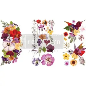 REDESIGN DECOR TRANSFERS ORGANIC FLORA 15x30,5CM