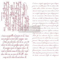 REDESIGN DECOR STAMP "VINTAGE SCRIPT" 30,5x30,5CM DI ELISIR HOME