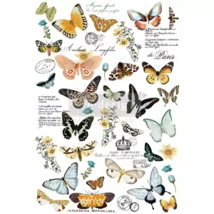 REDESIGN DECOR TRANSFERS "BUTTERFLY DANCE" 61X89CM DI ELISIR HOME