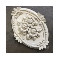 FREGIO DECORATIVO QUADRO DI FIORI, WOODUBEND