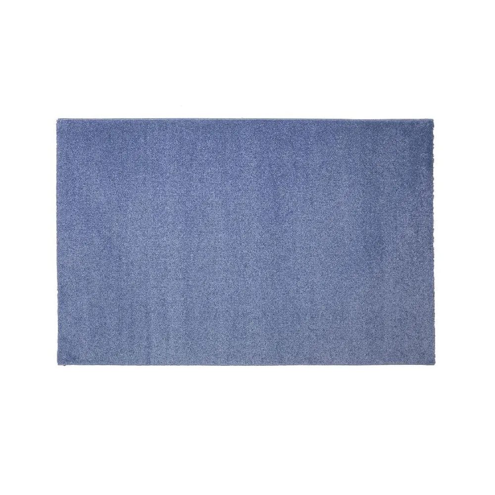 TAPPETO CASACOLORA TINTA UNITA AZZURRO 110X170CM