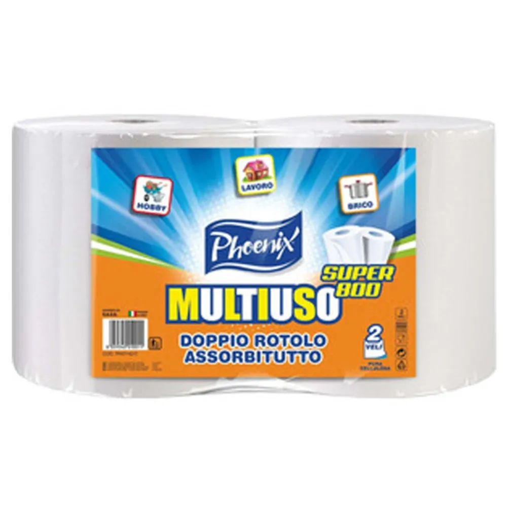 BOBINA CARTA PURA CELL.SUPER 800 2PZ 1,4 KG CA