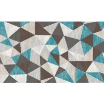 TAPPETO DECORA 60X110 BLU DIS.002