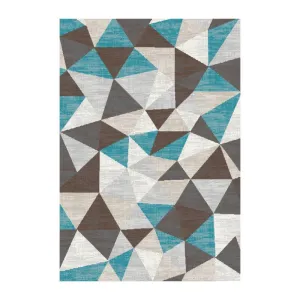 TAPPETO DECORA 110X170 BLU DIS.002