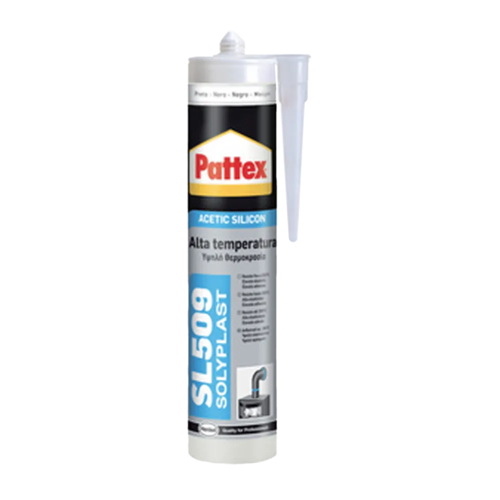 CARTUCCIA SILICONE ALTE TEMPERATURE SL509 NERO 300 ML