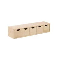 CASSETTIERA MINI 5CASSETTI CM.56X13X12H