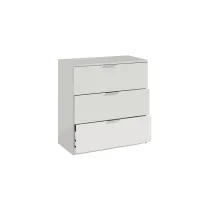 KIT CASSETTONE 3 CASSETTI CM.80X38X77 BIANCO
