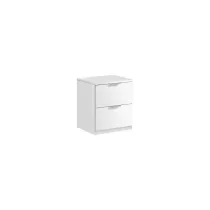 KIT COMODINO 2 CASSETTI CM.46X38X34 BIANCO