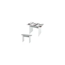 KIT TAVOLO CONSOLLE 35/70X120X75H BIA/CE