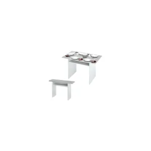 KIT TAVOLO CONSOLLE 35/70X120X75H BIA/CE